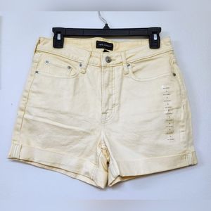 💲5️⃣NWOT Womens Free Assembly Size 4 Yellow Shorts